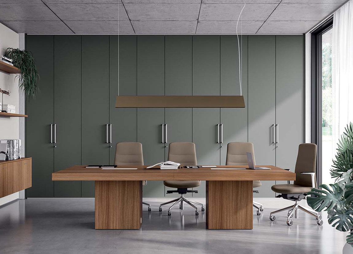 Inspiration til konferencerum med moderne mødeborde