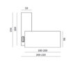 Bild 2 T45 skrivebord med skuffemodul