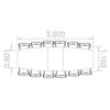 Bild 3 Quadrio konferencebord 350 cm