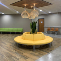 Venteværelsesmøbler Astro stor rund sofa