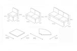 Bild 2 Cloud bygbar sofa