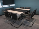 Bild 7 Zeta mødebord med læder 140